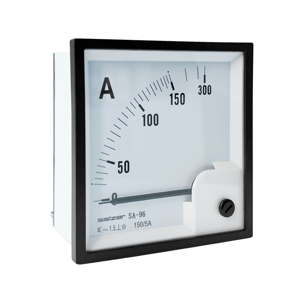 150/5A Amperímetro Análogo 96x96mm AC SA-96A Salzer