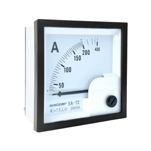 200/5A Amperímetro Análogo 72x72mm AC SA-72A Salzer