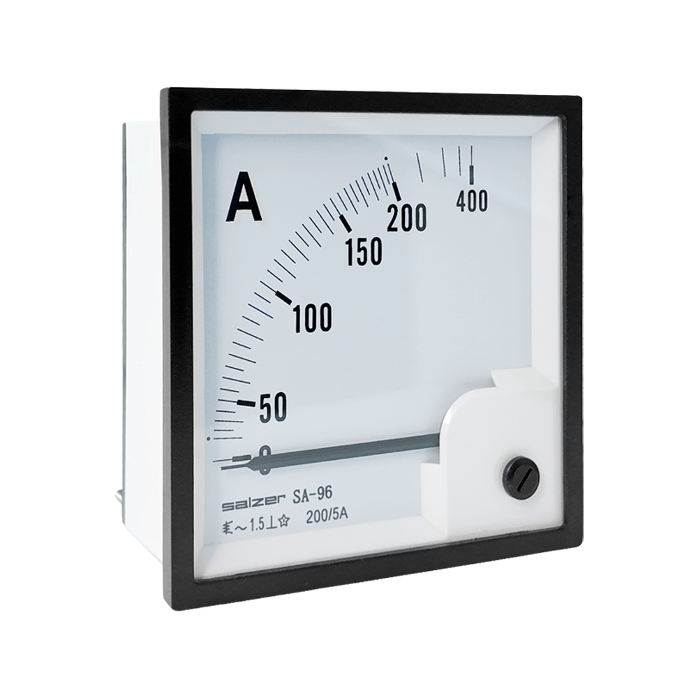 200/5A Amperímetro Análogo 96x96mm AC SA-96A Salzer