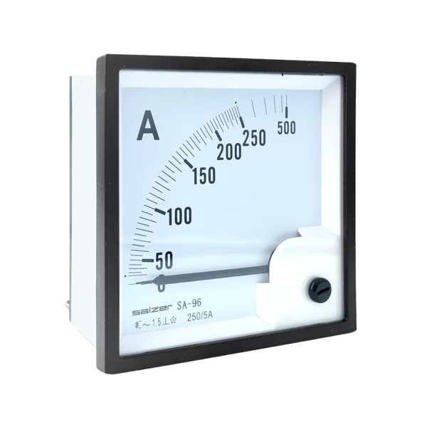 250/5A Amperímetro Análogo 96x96mm AC SA-96A Salzer