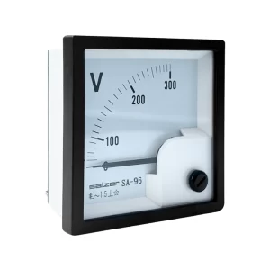 300V Voltímetro Análogo 96x96mm Clase 1.5 AC SA-96V Salzer