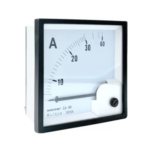 30/5A Amperímetro Análogo 96x96mm Clase 1.5 AC SA-96A Salzer