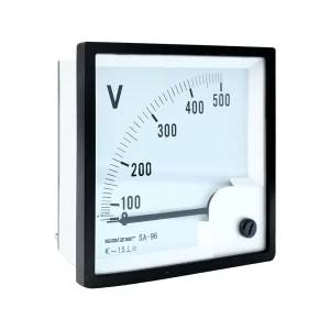 500V Voltímetro Análogo 96x96mm Clase 1.5 AC SA-96V Salzer