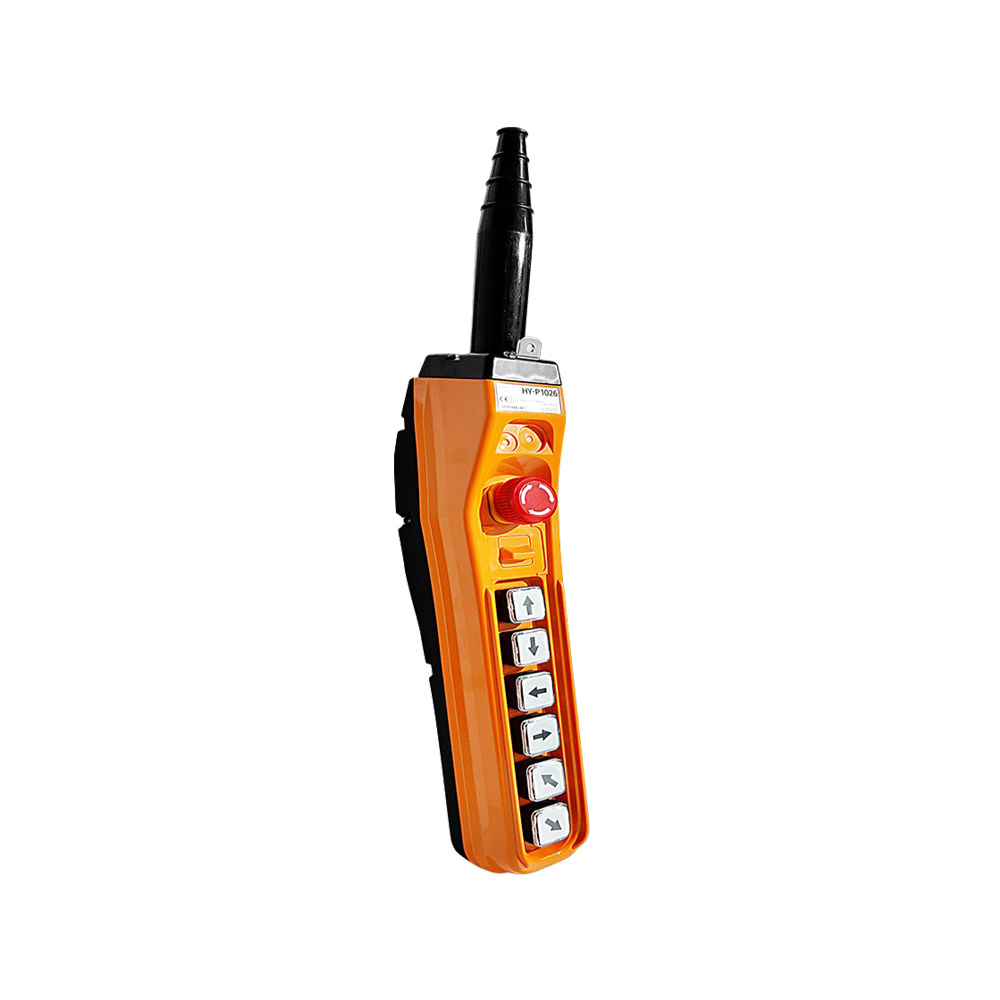 HY-P1026SBBB Botonera P/Tecle 6 Pulsadores C/Emergencia Hanyoung Nux