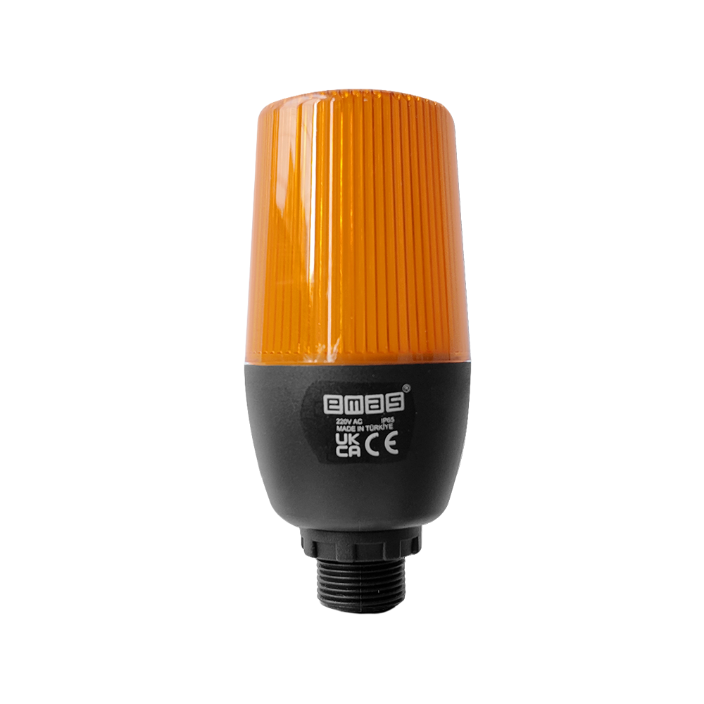 IF5Y220ZM05 Baliza Led Amarillo 55mm 220V Con Buzzer Emas