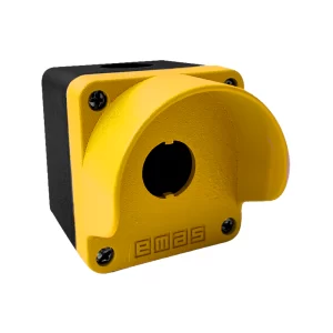 M1CBOS Caja Metálica Amarillo 1 Hueco Emas