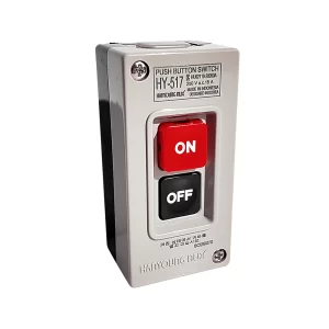 HY-517 Pushbutton Pulsador Con Retención 3P 15A PVC Adosable Hanyoung Nux