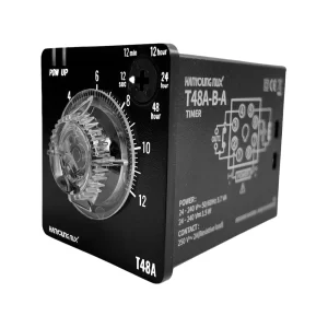 T48A-12B-A Temporizador Análogo Multirango 12S/ 12M/ 12H/ 24H / 48H Hanyoung Nux