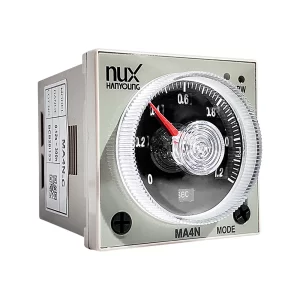 MA4N-C Temporizador Análogo Multirango 0.2S-300H ,24-240 VAC/DC Hanyoung Nux