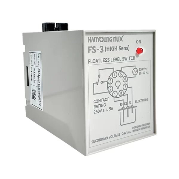 FS-3A Control De Nivel De Líquidos 110-220VAC Hanyoung Nux