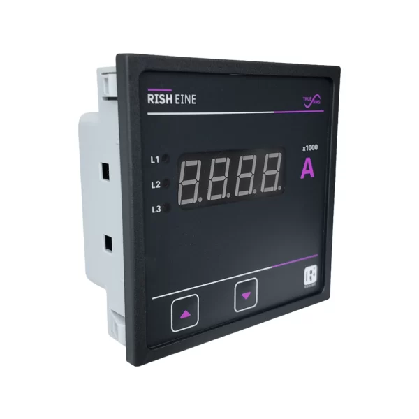 Amperímetro Digital Rish Eine Trifásico 96x96mm, Rishabh
