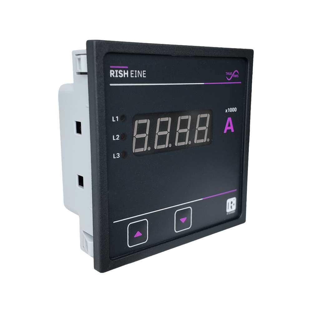 Amperímetro Digital Rish Eine Trifásico 96x96mm, Rishabh