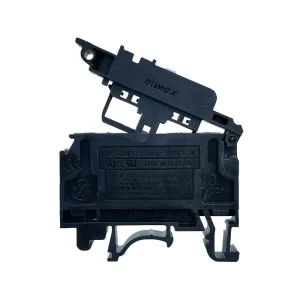 Bornera Portafusible KUDF4NV-Black, 4mm², Negro ,UL, Elmex