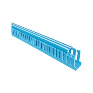 Canaleta Ranurada 25x40 mm Pvc Azul (2m.) Owen