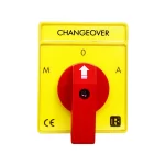 Conmutador M-O-A 1P 16A, Placa Amarilla, Rishabh