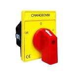 Conmutador M-O-A 1P 16A, Placa Amarilla, Rishabh