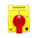 Conmutador De Linea 1-0-2, 2P, 16A, Placa Amarilla, Rishabh