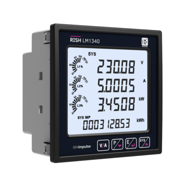 Analizador de redes LM1340 96x96mm Standard, Rishabh