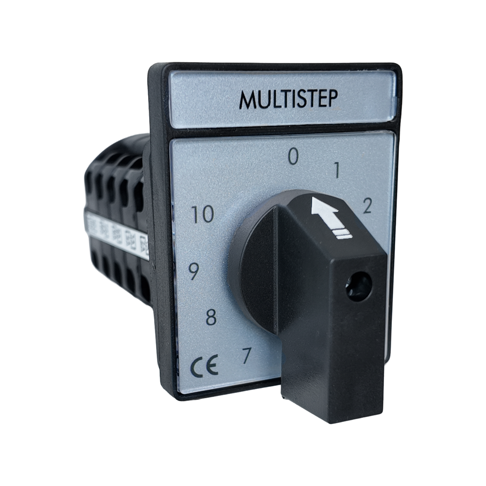 Selector 10 Pasos, 0 AL 10, 1P, 16A, Multistep, Rishabh