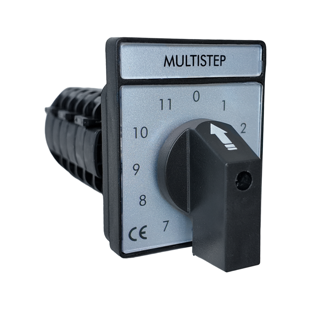 Selector 11 Pasos, 0 AL 11, 1P, 16A, Multistep, Rishabh