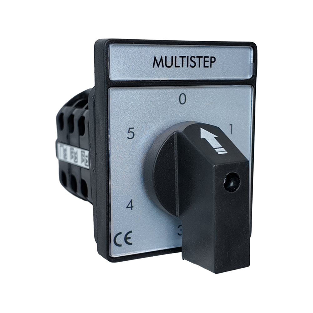 Selector 5 Pasos, 0 AL 5, 1P, 16A, Multistep, Rishabh