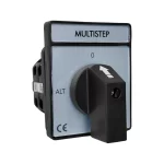 Selector De Bombas 0-B1-B2-ALT, 1P, 16A, Placa Gris, Rishabh