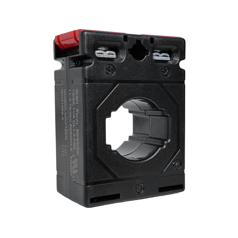 Transformador De Corriente 75/5, 1VA, CL1, 50/30(30), Rishabh